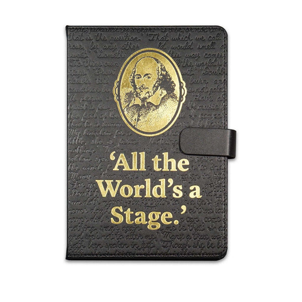 Carnet A5 souple Shakespeare - Le monde est une scène