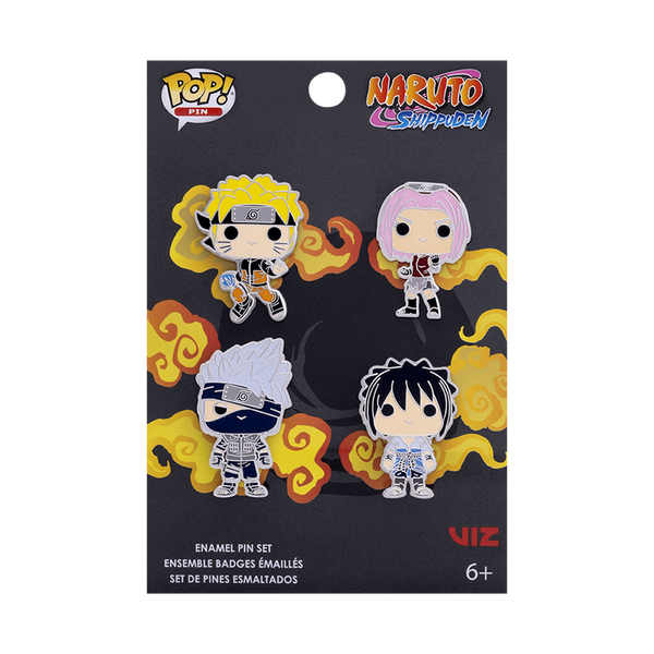 Funko Naruto Shippuden 4-Pack Pin Set
