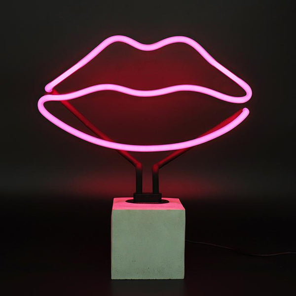 Lampe Néon Lèvres Locomocean | Boutique d'objets cadeaux designs