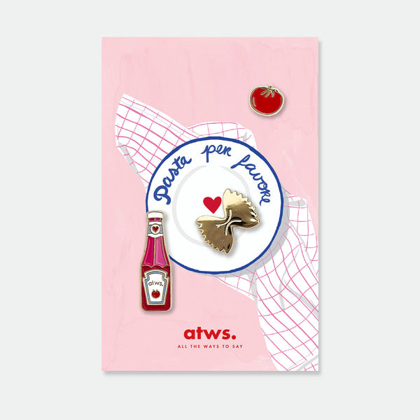 Tomato Sauce (Set of 3 pins) - Pins