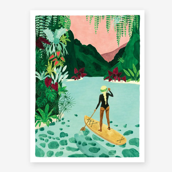 Paddle Girl - Affiche