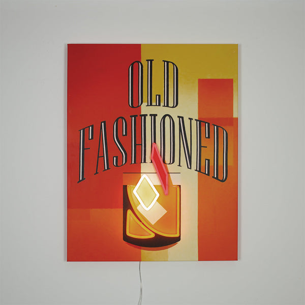 "Old Fashioned" - Wall Painting (LED Neon)