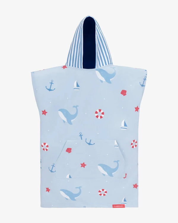 Kids' microfiber beach poncho – NORI