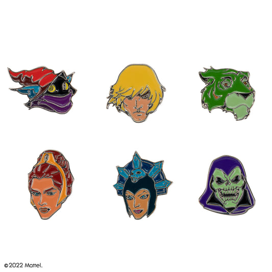 Set of 6 Masters of the Universe Pins