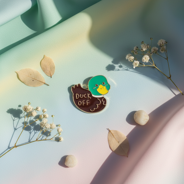 Duck Off Mallard Pin