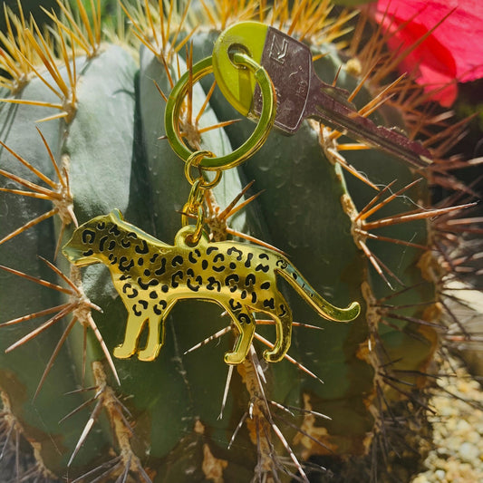 Leopard keychain