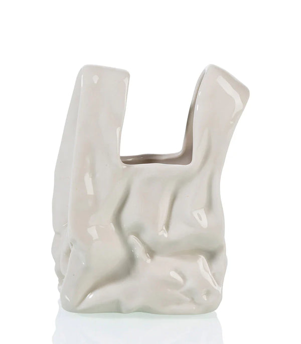 Pot de fleur Je ne suis pas un sac en plastique ! Bitten – Cache-pot original
