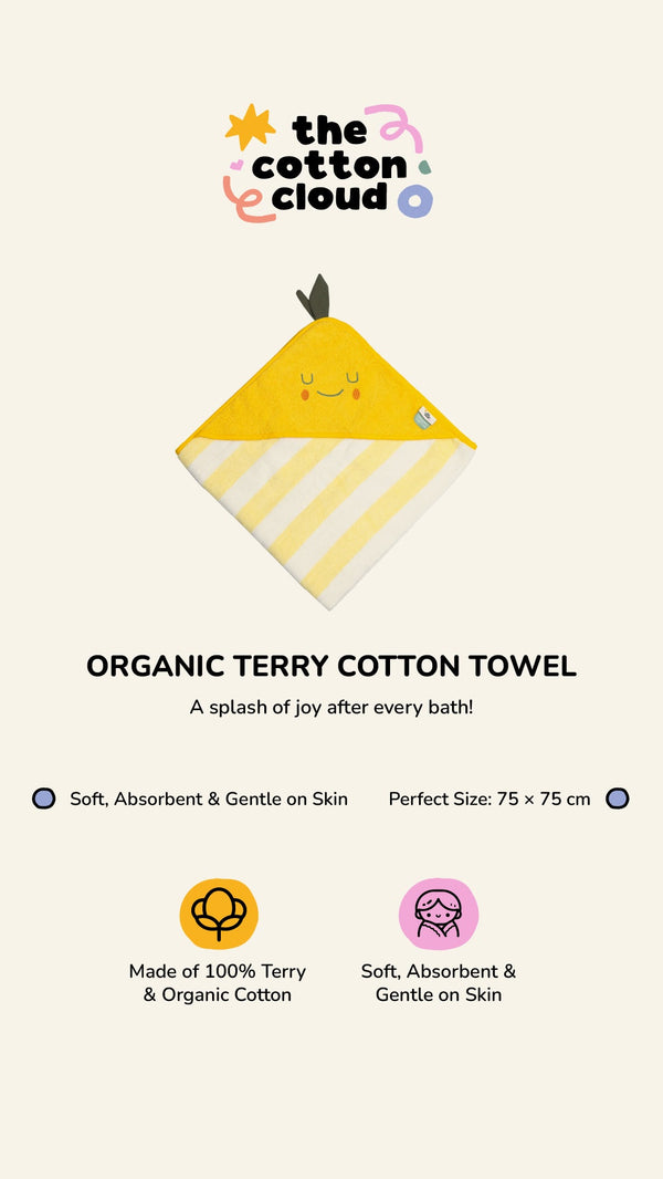 Pedro Pear hooded towel