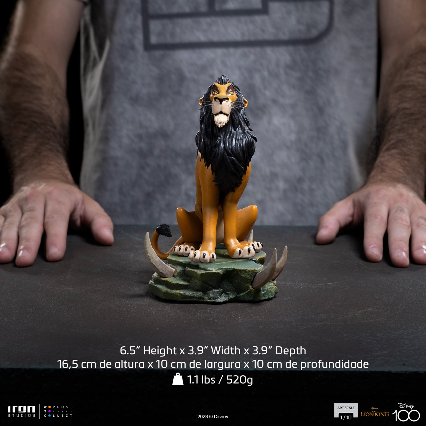 Scar Statue - Disney 100th - The Lion King - Art Scale 1/10 - Iron Studios