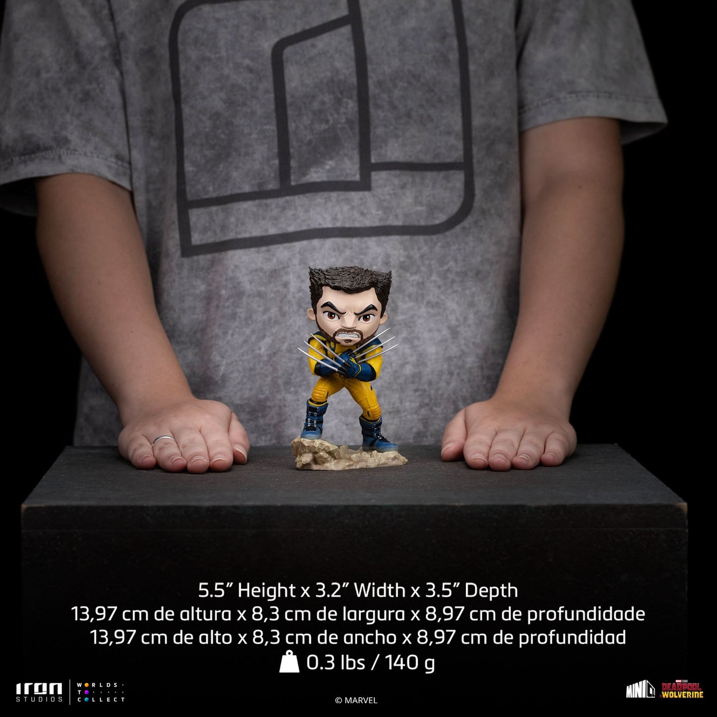 Wolverine Statue (Unmasked) - Deadpool & Wolverine - Minico - Iron Studios