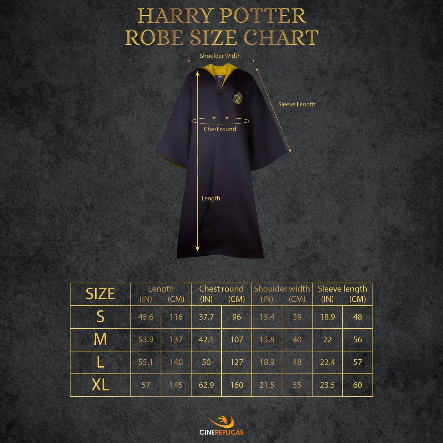 Deluxe Hufflepuff Complete Adult Costume