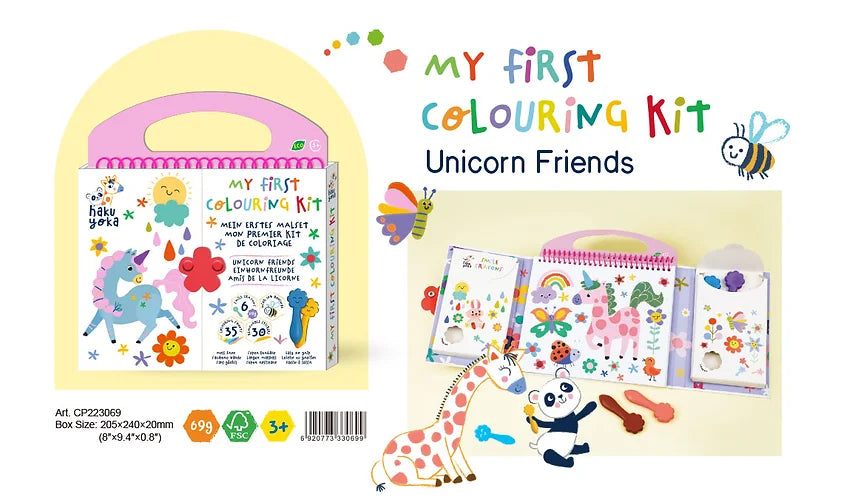 My First Coloring Kit - Unicorn Friends