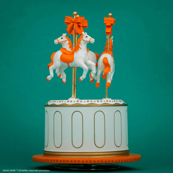 Squid Game Carousel Music Box Replica