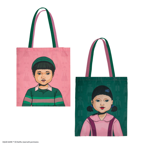 Duo of Deadly Dolls Tote Bag