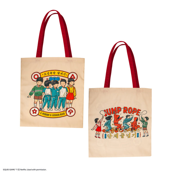 Retro Korean Recreation Tote Bag