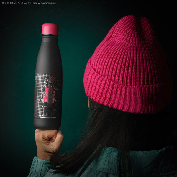Young-Hee Black Insulated Water Bottle