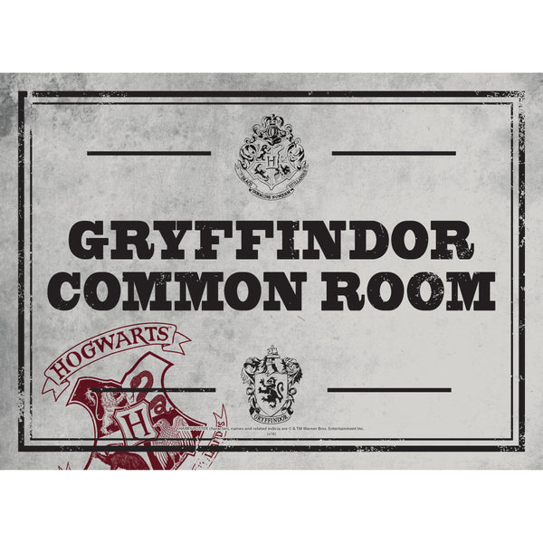 Harry Potter Common Room A5 Decorative Metal Plaque