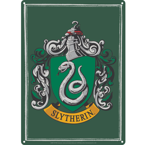 Harry Potter Slytherin A5 Decorative Metal Sign