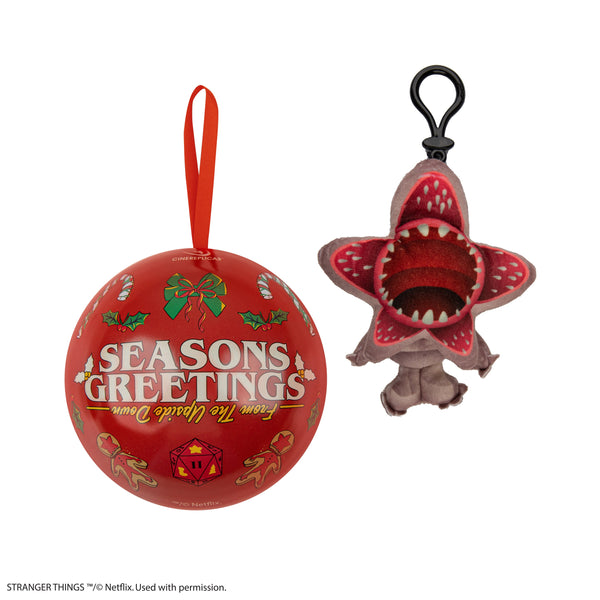 Christmas Capsule Demogorgon Plush Keychain
