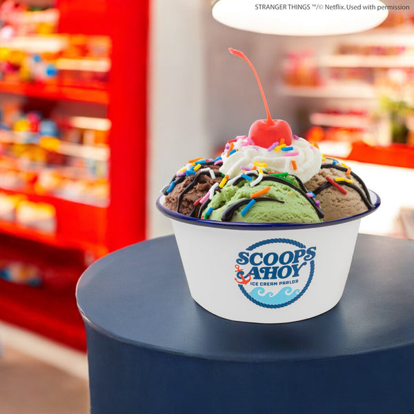 Ice cream bowl and Scoops Ahoy hat