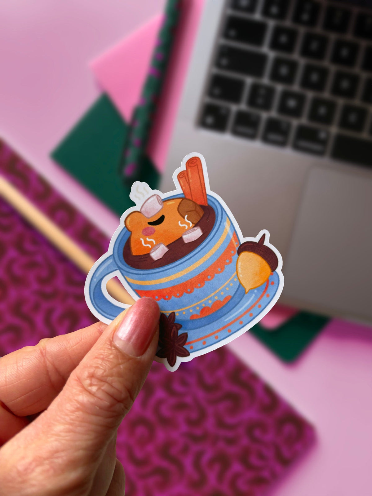 Cozy Time con Carlos | Adesivo