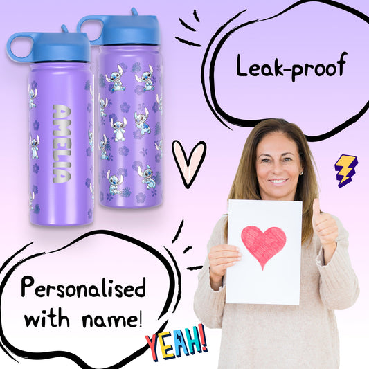 Personalized Bottle - Stitch