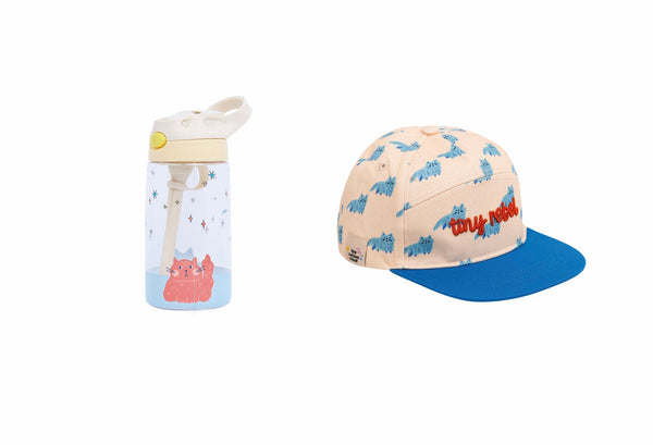 <tc>Cap & Water Bottle Set MEOWTIFUL CATS</tc>