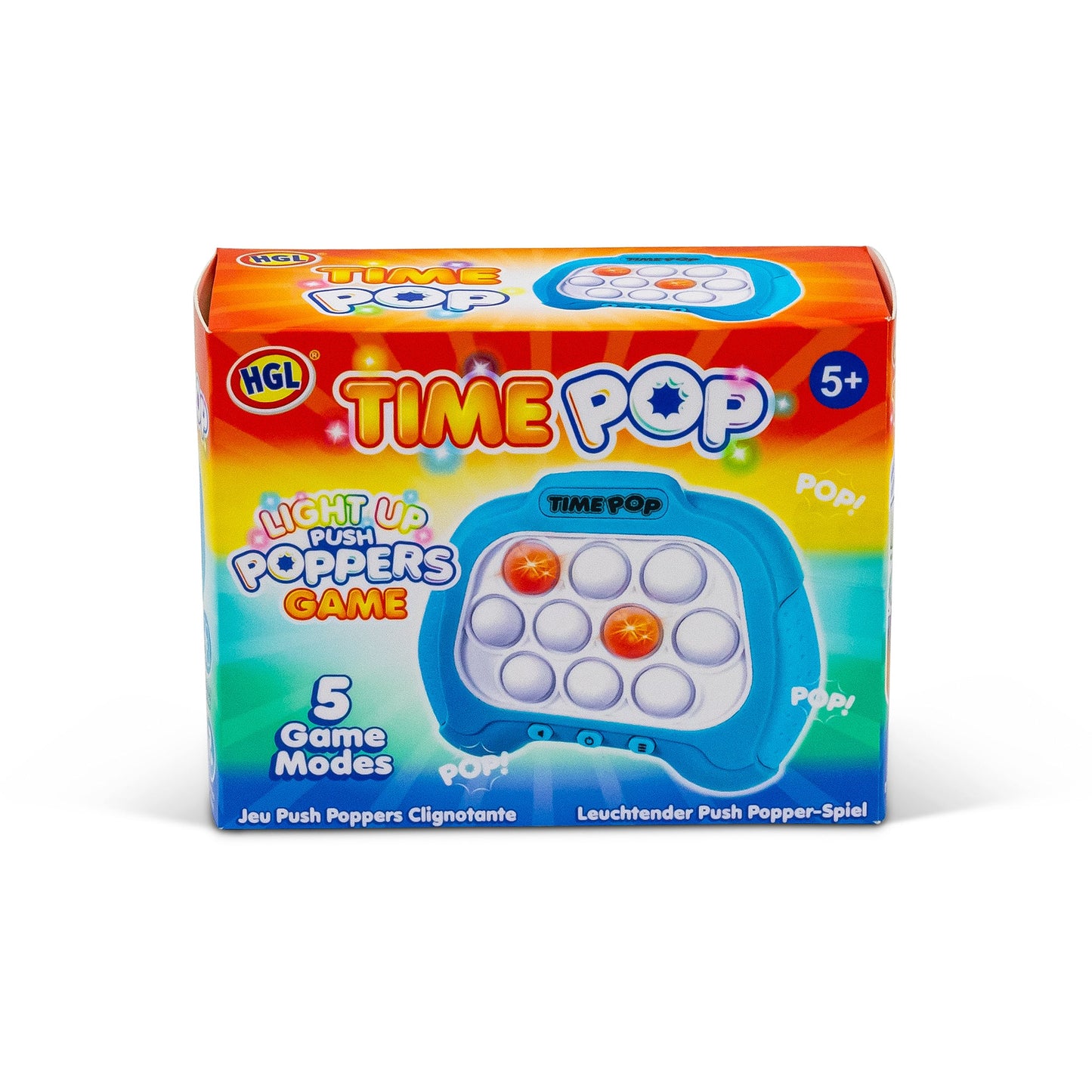 Jeu de poppers lumineux Time Pop Bleu