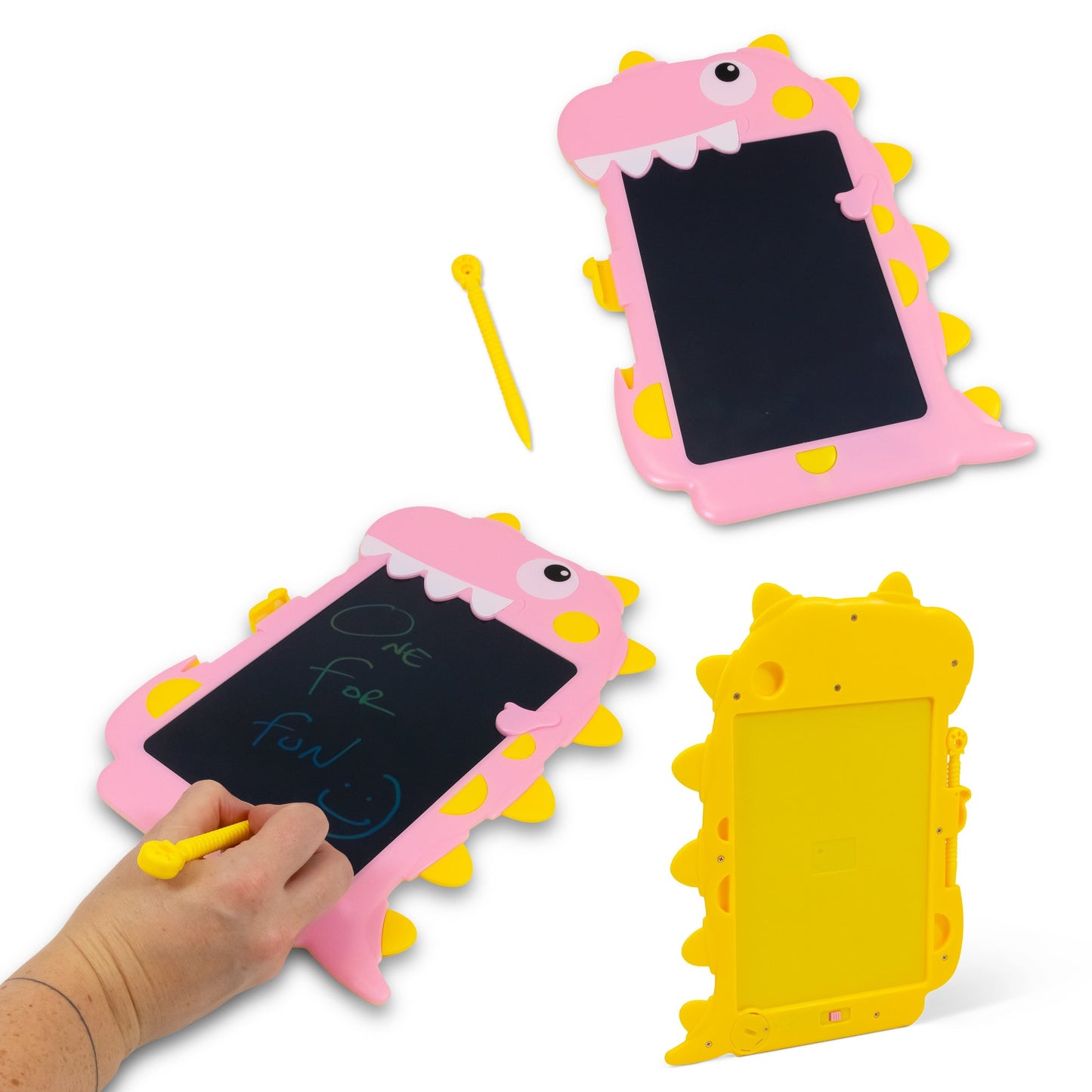 LCD Drawing Tablet Dinosaur - Pink