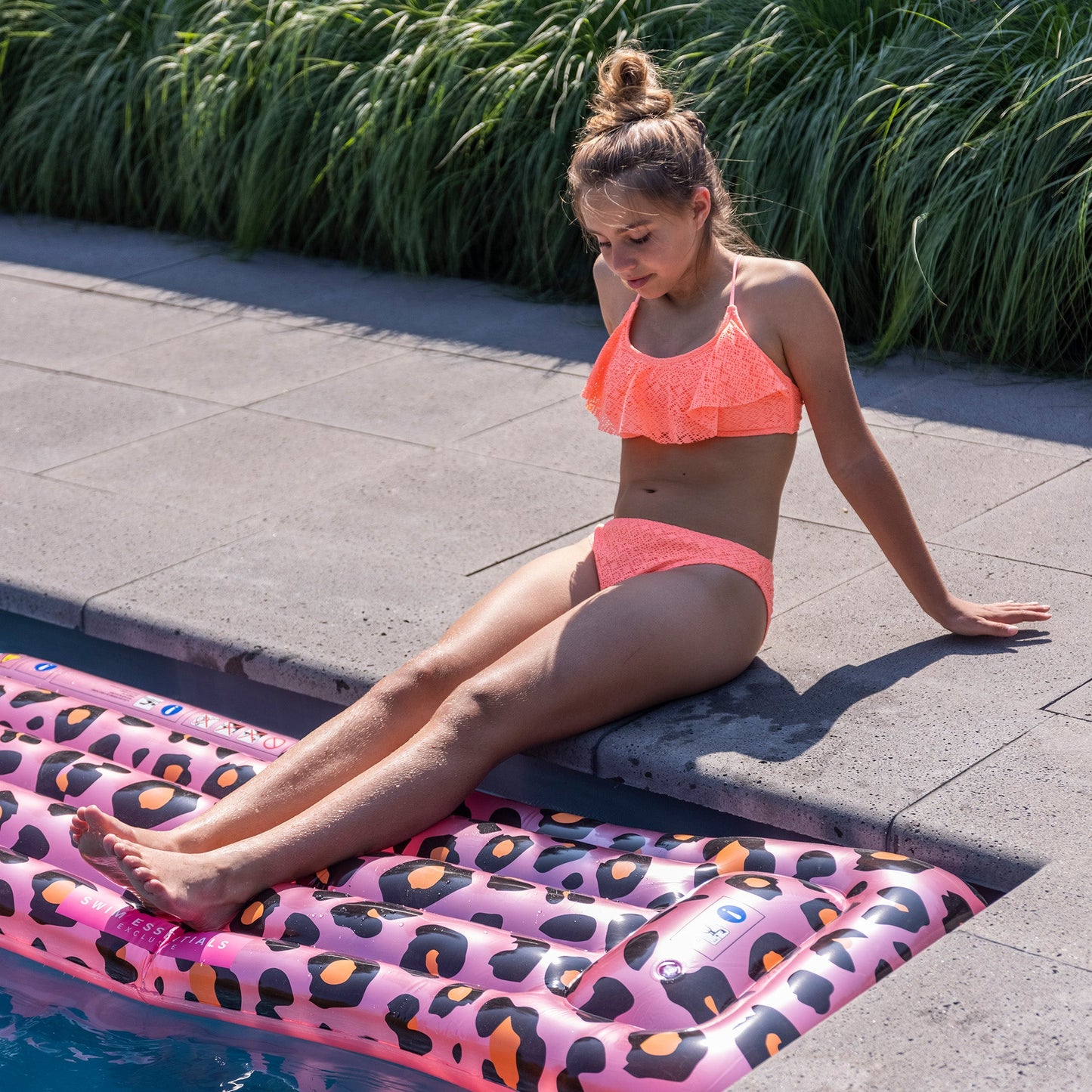 Pool Float - Rose/Gold - Safari Chic - 177 cm