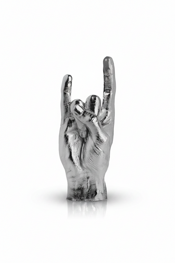 Main You Rock Sculpture - Silver