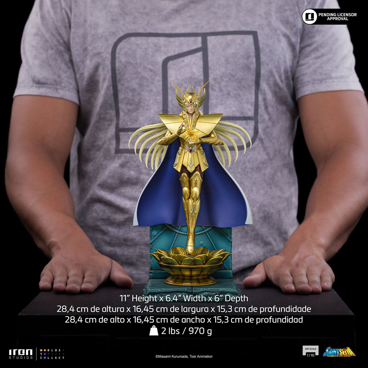 Pre-Order - Virgo Shaka Statue - Saint Seiya - Art Scale 1/10 - Iron Studios