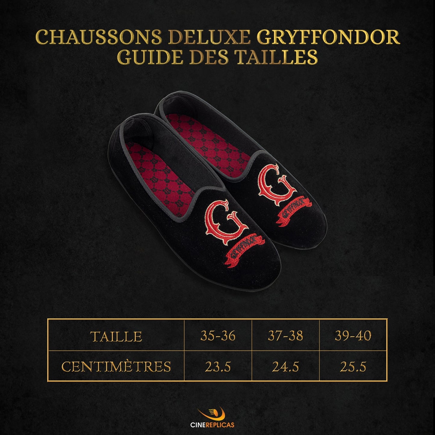 *Deluxe Gryffindor Slippers