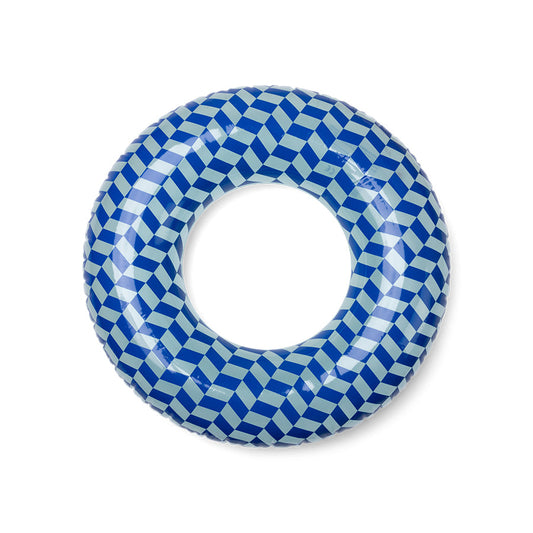 Swim Ring - Blue - Checkmate - Ø 90 cm