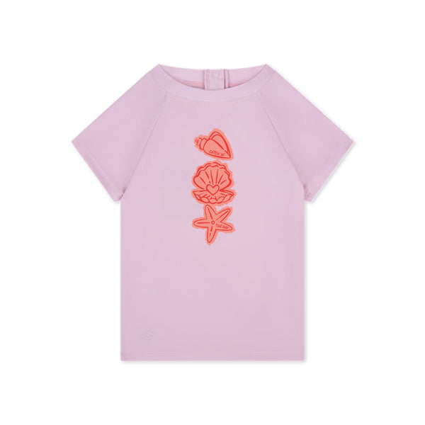 Swimming T-Shirt Short Sleeves - Pink - Coastal Charm