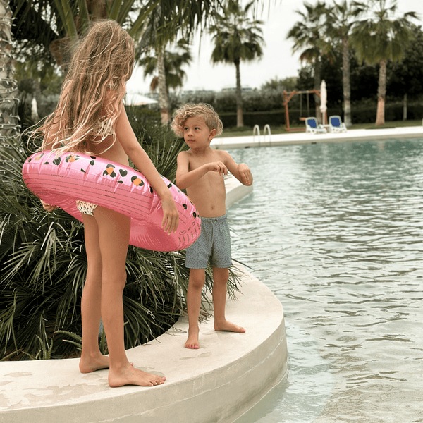 Swim Ring - Pink/Gold - Safari Chic