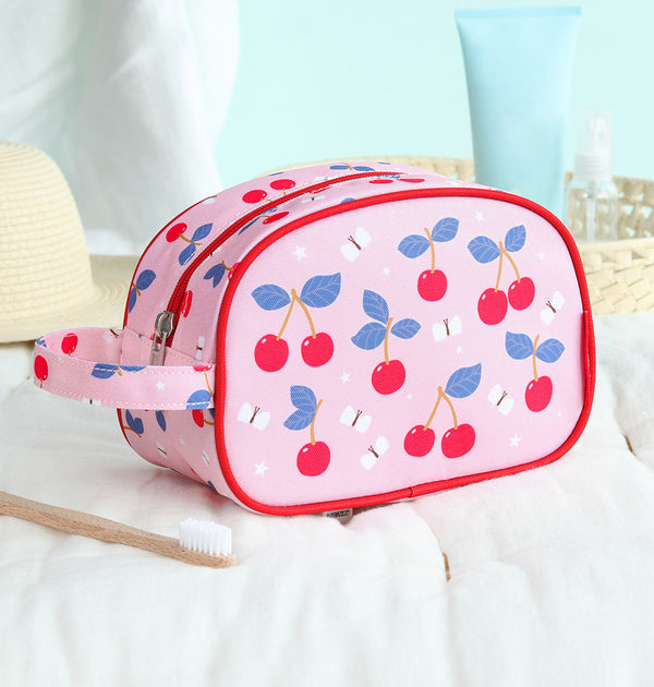Trousse de toilette enfant - Cerises – vue 2 – A Little Lovely Company