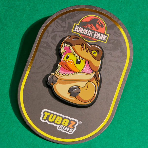 TUBBZ Jurassic Park T-Rex Rubber Pin