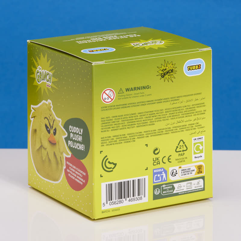 Portachiavi peluche TUBBZ Il Grinch : Il Grinch - PREORDINE*