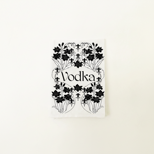 Vodka tea towel