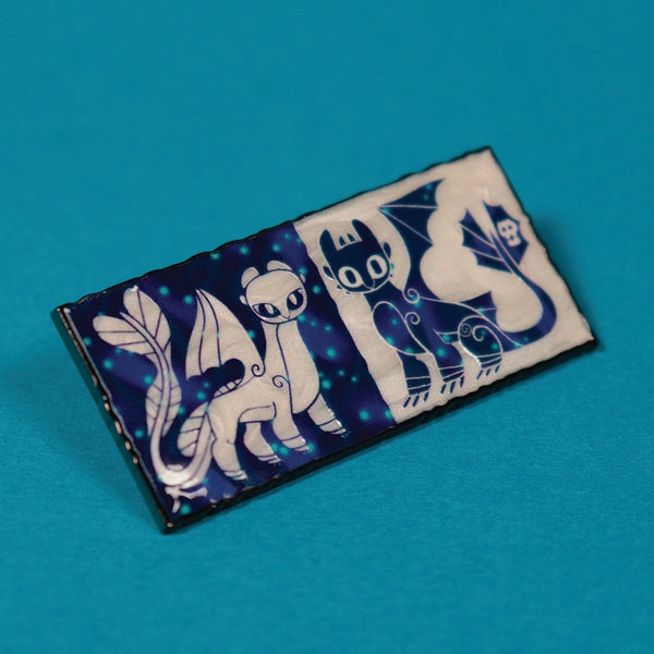 Dragons Pin - Toothless/Light Fury