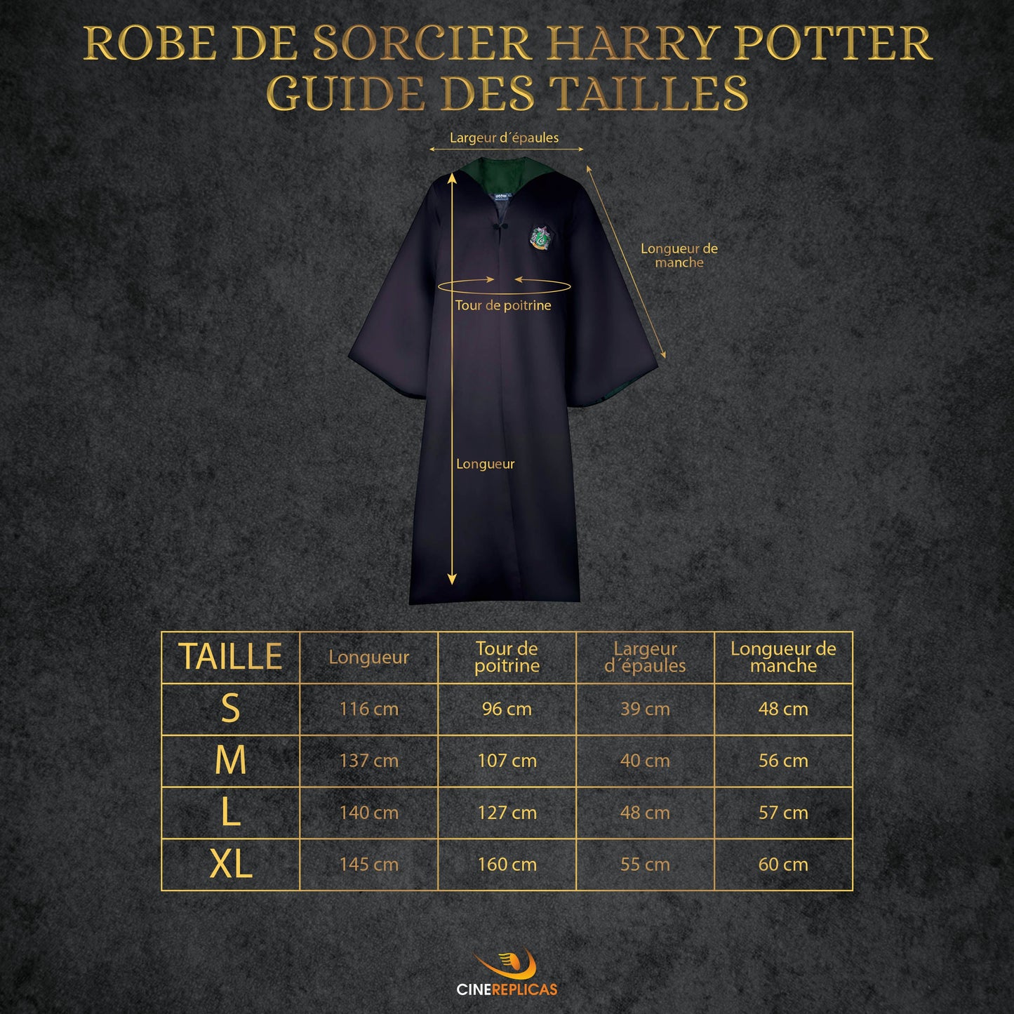 Complete Slytherin Adult Outfit