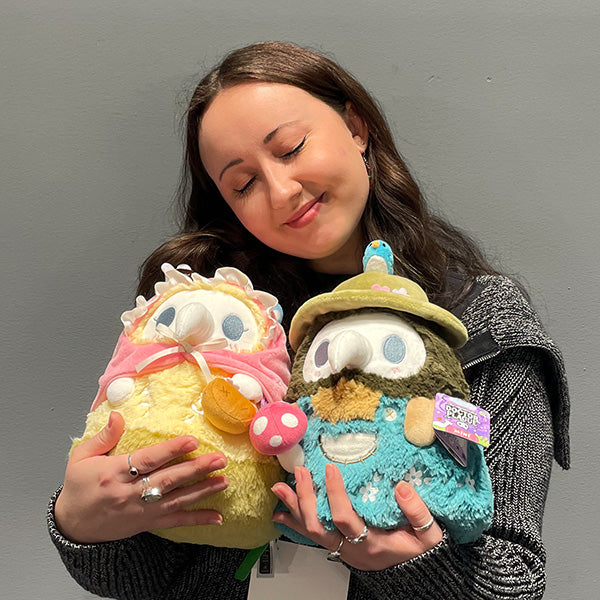 Duo Mini Squishable – Docteur et Infirmière de la Peste – Champignons de Printemps