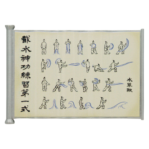 Réplique collector Avatar : Le Dernier Maître de l’Air - Waterbending Scroll Metal