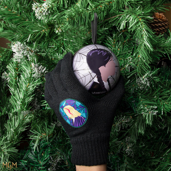 Wednesday and Enid Christmas Gloves Capsule
