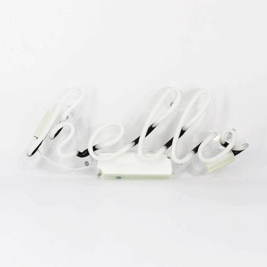 Néon Mural - Hello Bleu