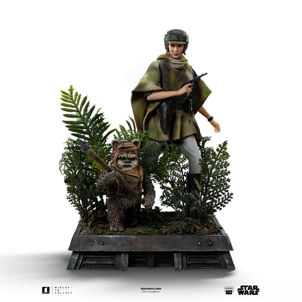 Statue Leia and Wicket - Star Wars Episode VI - Art Scale 1/10