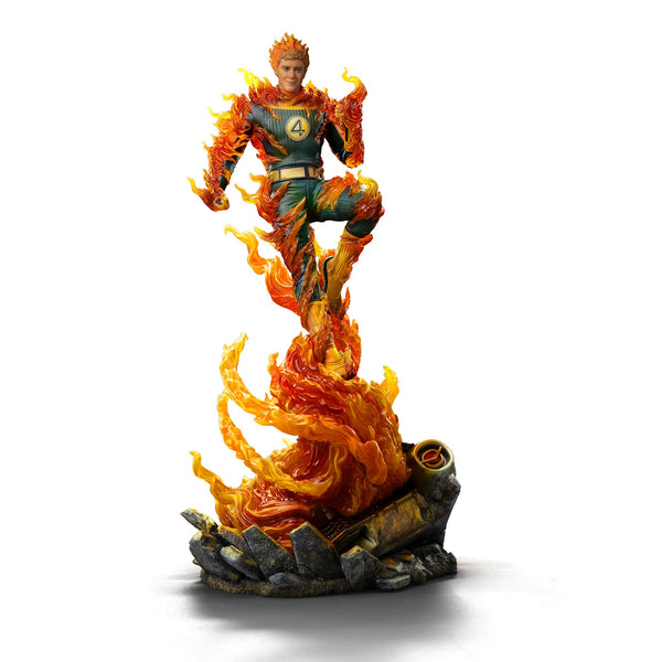 Statue Human Torch (Blue Suit Variant) - Fantastic Four - Art Scale 1/10 - The Fantastic Four
