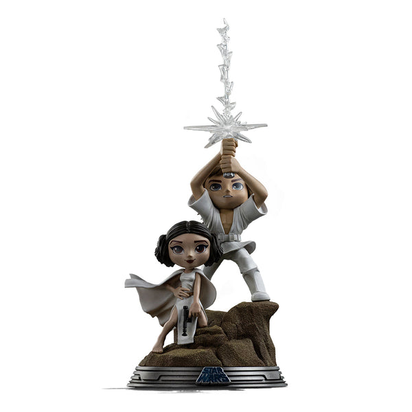 Luke and Leia Figurine - Star Wars - Mini Co.