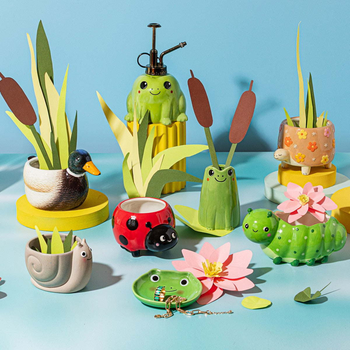 Turtle planter